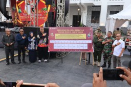 Hadir di Kirab Maskot Pilkada Serentak 2024, Pjs Wali Kota Surabaya Ingatkan ASN Jaga Netralitas