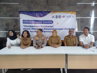 Dialog Bersama Jurnalis Bahas Kolaborasi Tangkal Penyalahgunaan Narkoba pada Anak dan Perempuan