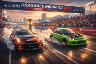 Kejurnas Drag Race Indonesia 2026 Digelar 7 Kota, Seri Pembuka di Surabaya