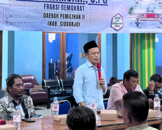 Ketua Komisi A DPRD Jatim Bawa Dua Aspirasi Besar dari Balongbendo: Air Pertanian dan SMA Baru