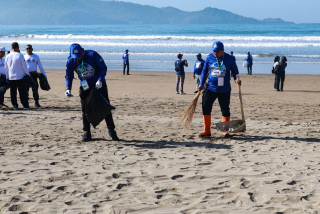 AHY Gebrak Pacitan Lewat Gerakan Nasional Langit Biru Indonesia