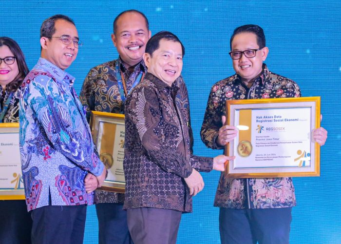 Pj Gubernur Jatim Hadiri Peluncuran Data Regsosek Bappenas