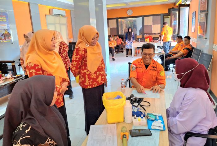 DWP BPBD Jatim Gelar Donor Darah Diikuti Berbagai Komunitas