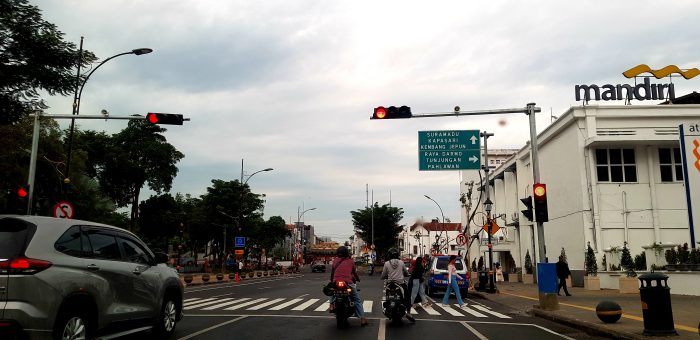 Suasana di Kota Lama Surabaya