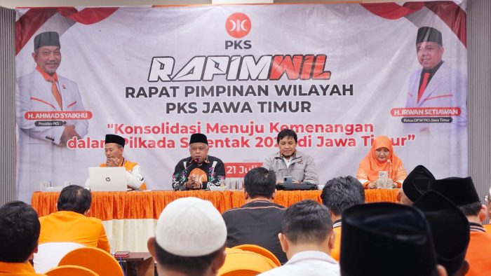 DPW PKS Jatim menggelar Rapat Pimpinan (Rapimwil), Minggu (21/7/2024).