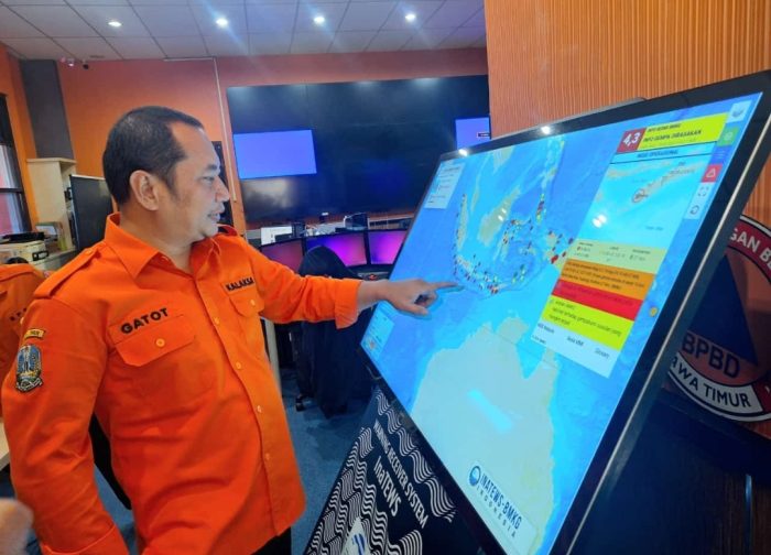 Kepala BPBD Jatim, Gatot Soebroto