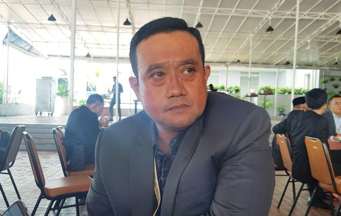 Ketua Fraksi Golkar DPRD Jatim, Blegur Prijanggono saat ditemui disela rangkaian Orientasi DPRD Provinsi di Mercure Ancol, Jakarta, Selasa (3/9).