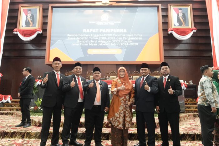 5 Anggota Fraksi PKS DPRD Jatim periode 2024-2029 dilantik, Sabtu (31/8/2024).