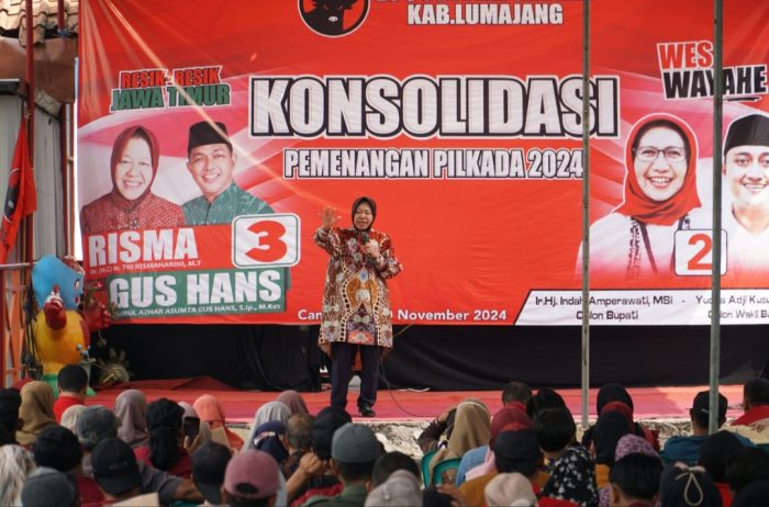 Ini Skenario Risma - Gus Hans untuk Warga di Daerah Rawan Bencana Sekitar Semeru