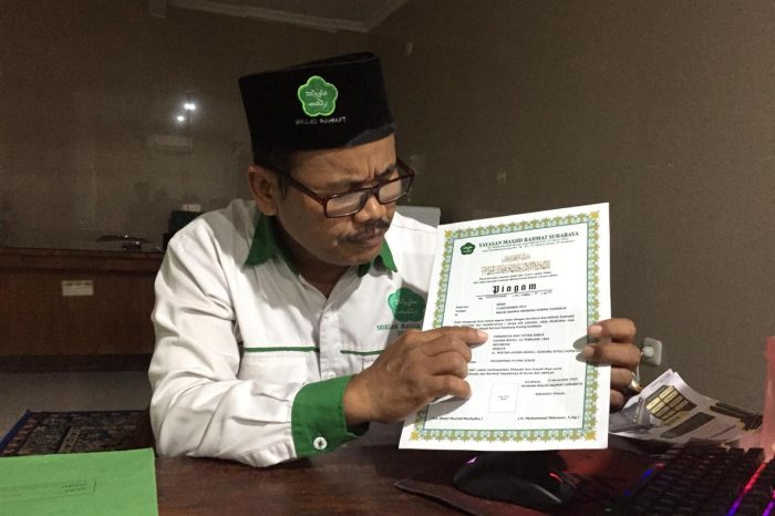 Masjid Rahmat Surabaya Buka Pusat Ikrar Masuk Islam untuk Mualaf