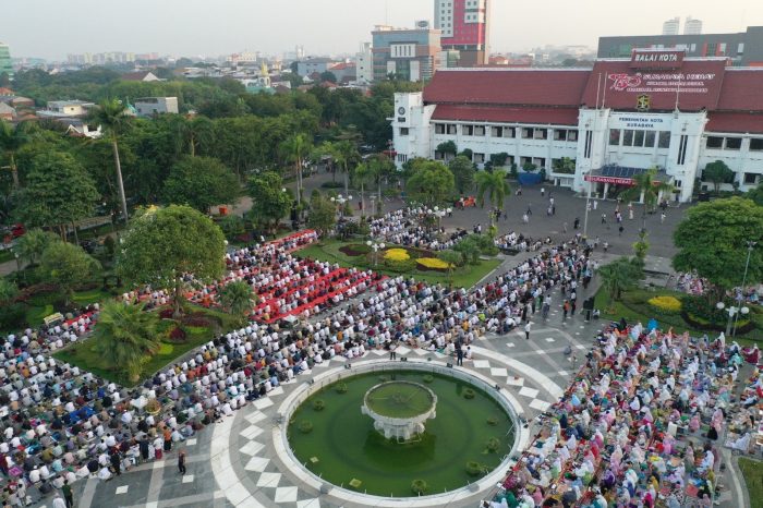 Pemkot Surabaya Gelar Salat Idulfitri 2025 di Taman Surya dengan Fasilitas Ramah Disabilitas