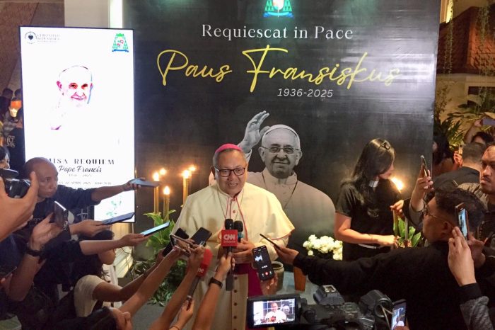 Uskup Surabaya Kenang Sosok Paus Fransiskus: Progresif dan Berjuang untuk Kalangan Marjinal