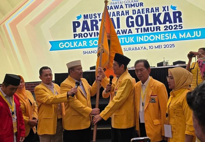 Ali Mufthi Resmi Pimpin Golkar Jatim, Tantangan Politik Cair Menanti