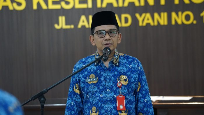 Kepala Dinas Kesehatan Provinsi Jawa Timur, Prof. Dr. dr. Erwin Astha Triyono