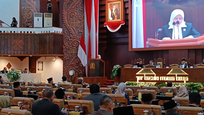 Juru bicara Komisi B DPRD Jatim, Ro’aitul Nafif Laha