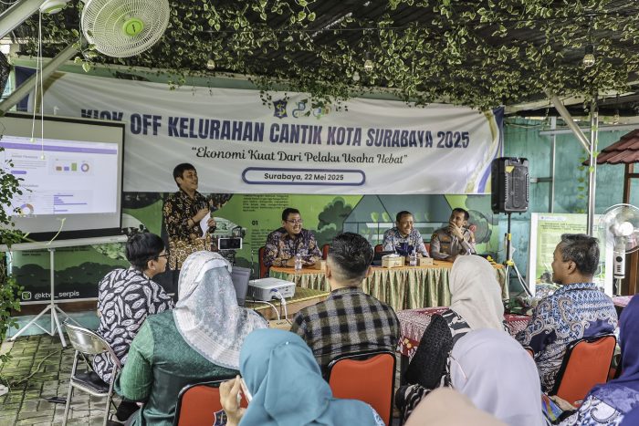 Kick Off Program Kelurahan Cantik 2025 Dimulai, Surabaya Targetkan Juara Nasional