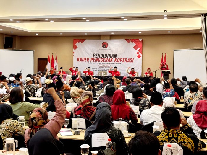 PDIP Jatim Gembleng 500 Kader Koperasi di Surabaya dan Sidoarjo, Targetkan 3.500 Se-Jatim