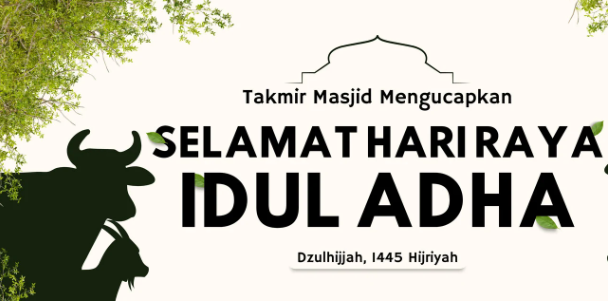 Ilustrasi poster Idul Adha. [Canva)