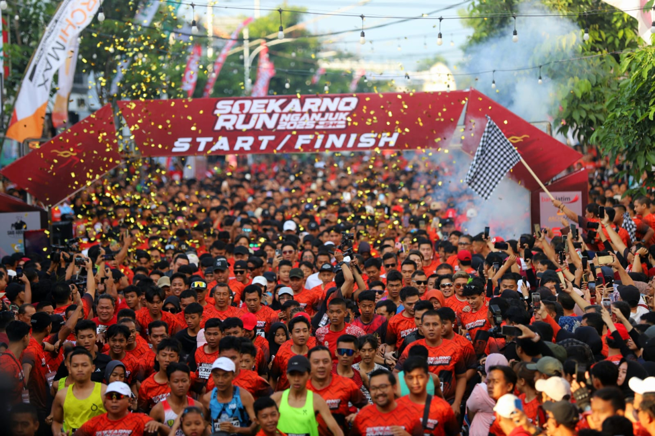 Soekarno RUN di Nganjuk. Ist