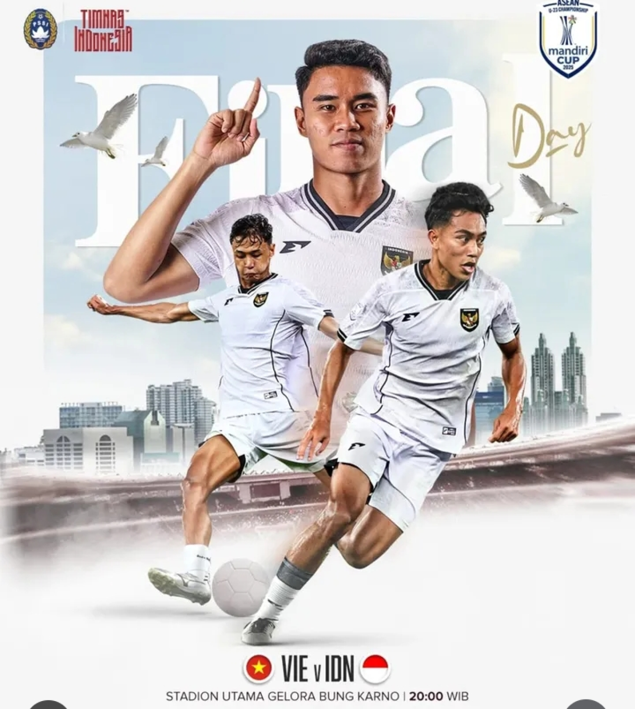 Timnas Indonesia U-23jumpa Vietnam u23 di final Piala AFF u23 malam nanti (Foto: Instagram Timnas Indonesia)