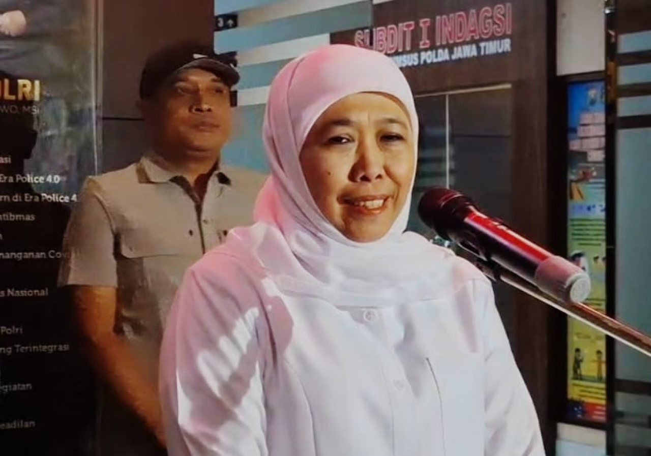 Gubernur Jawa Timur Khofifah Indar Parawansa. (Foto: Setiadi/lingkaran.net)