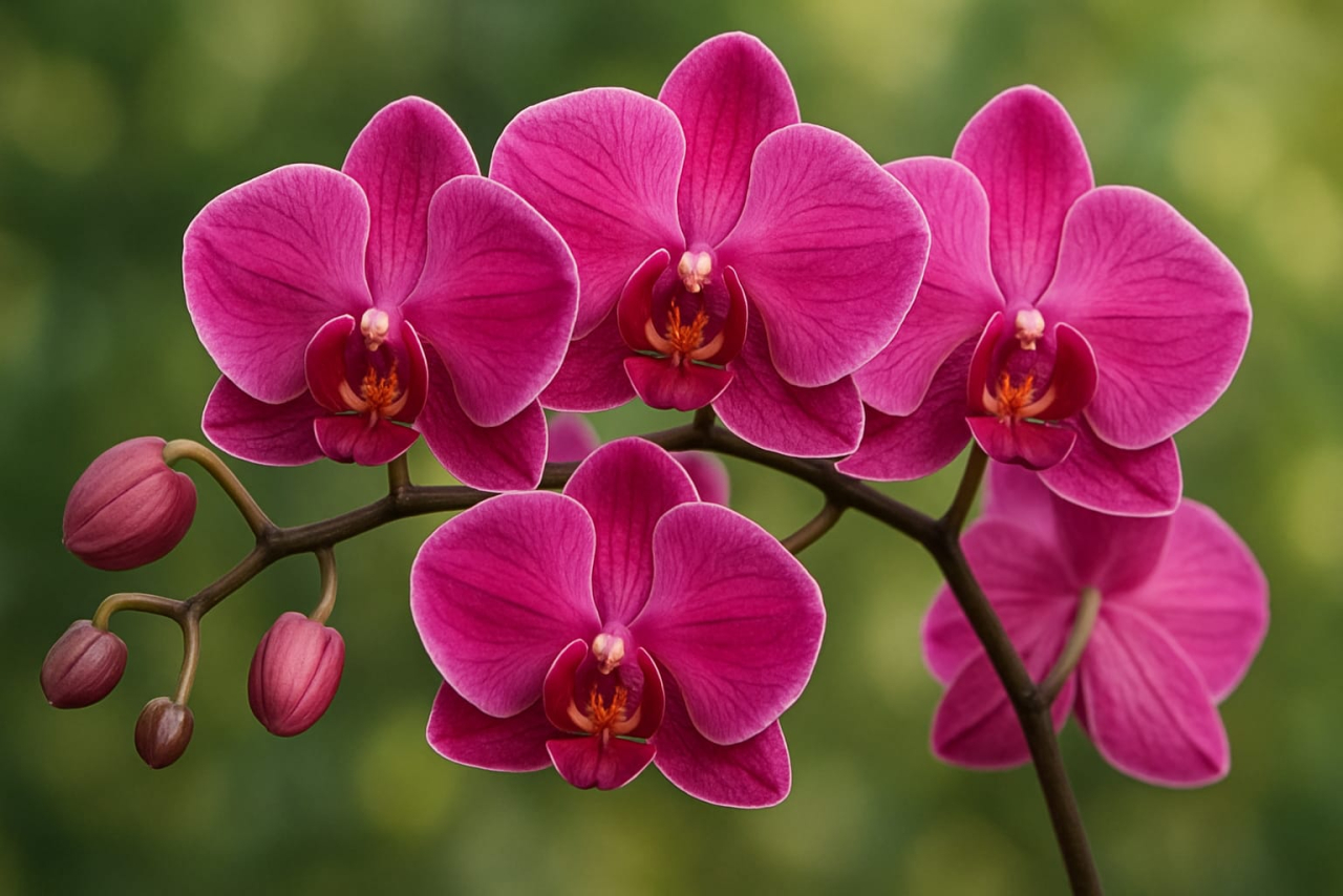 Ilustrasi anggrek (foto: chatgpt)