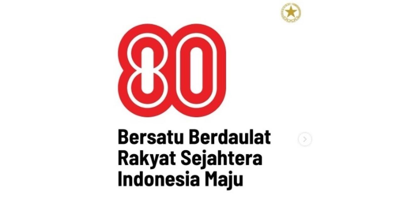 Ilustrasi logo HUT ke-90 Kemerdekaan RI. (foto: Instagram/kemensetneg.ri)