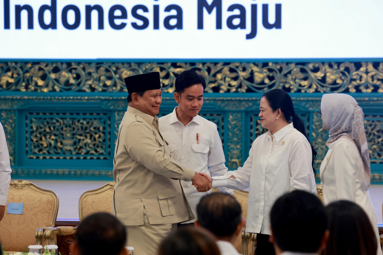 Presiden Prabowo Subianto meluncurkan logo dan tema peringatan HUT ke-80 Republik Indonesia. (Foto: Tim Puan Maharani)