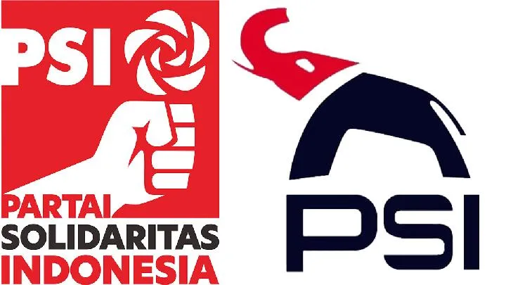 Logo PSI lama (kiri) dan logo barunya (kanan). (Foto: Dok PSI)