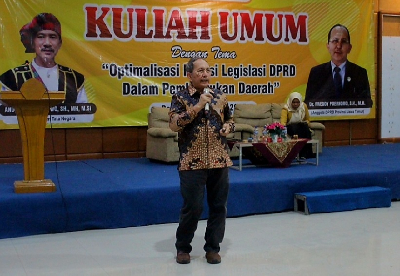 Dr. Freddy Poernomo, SH., MH., anggota DPRD Jatim