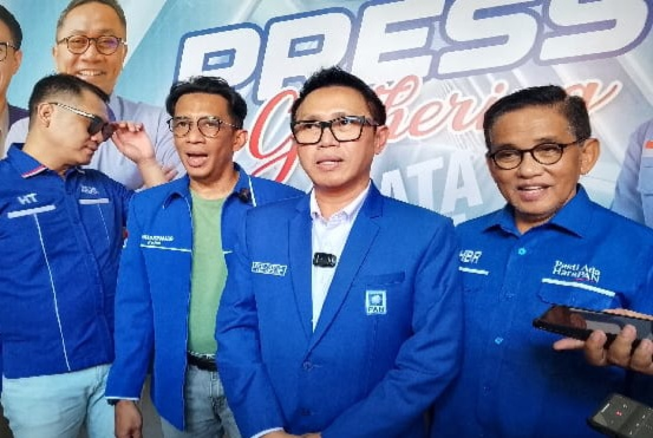 Eko Patrio, Sekjen Partai Amanat Nasional (PAN) saat di kantor DPW PAN Jatim, Sabtu (26/7/2025). (Foto: Heru Humas PAN Jatim)