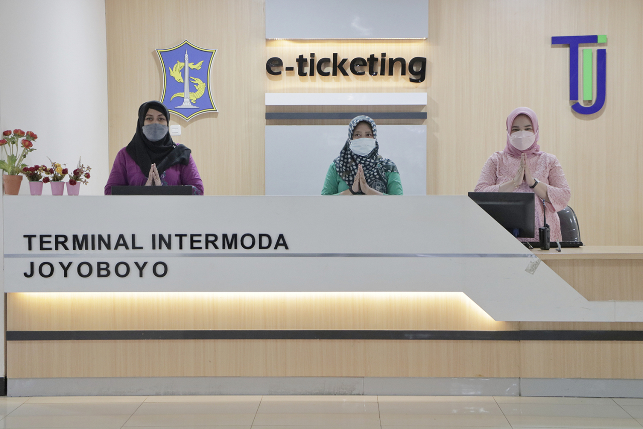 Rencana pengoperasian Trans Jatim Koridor VII melintasi Surabaya, belum mendapat izin masuk ke Terminal Intermoda Joyoboyo (Foto: Pemkot Surabaya)