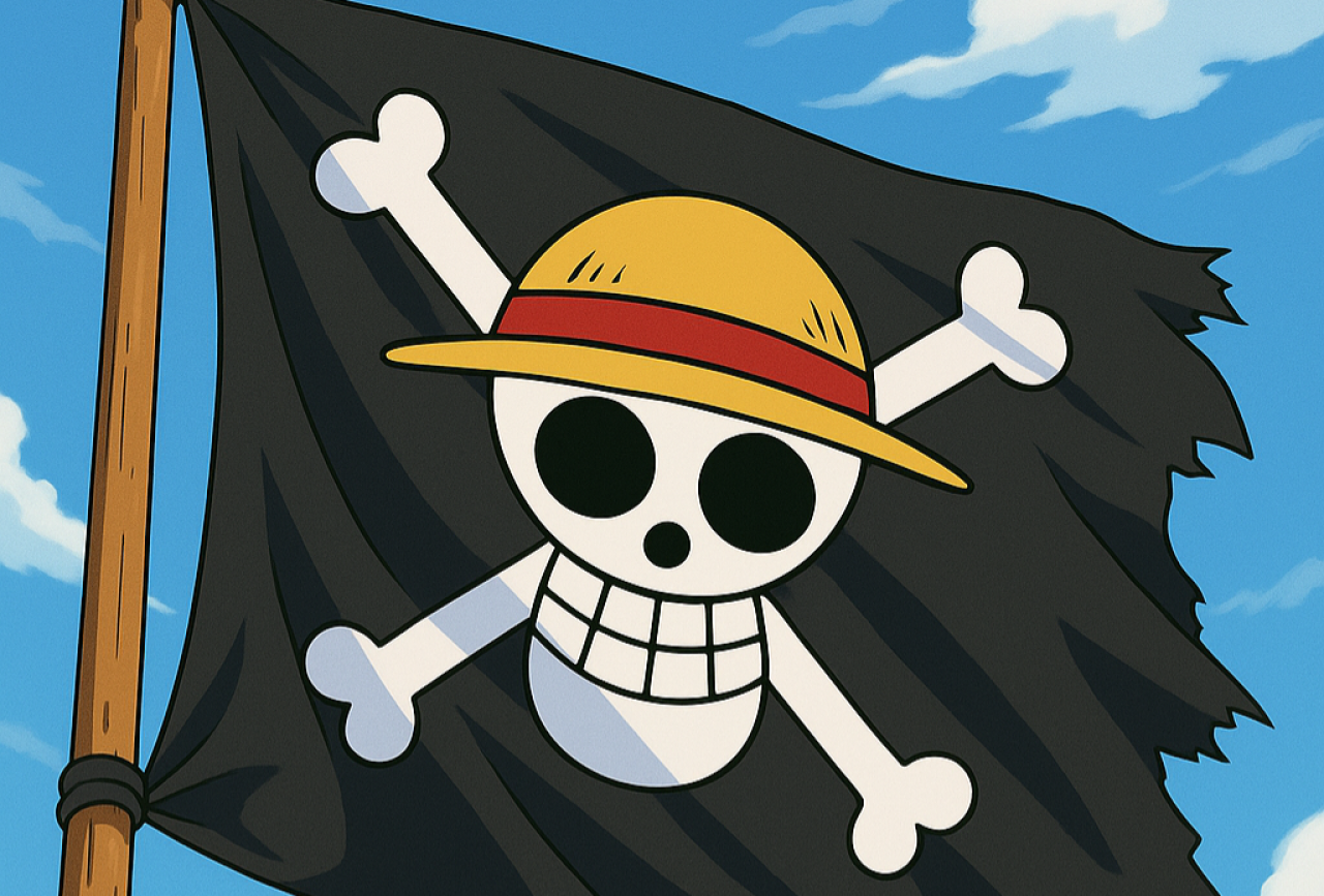 Ilustrasi Bendera One Piece