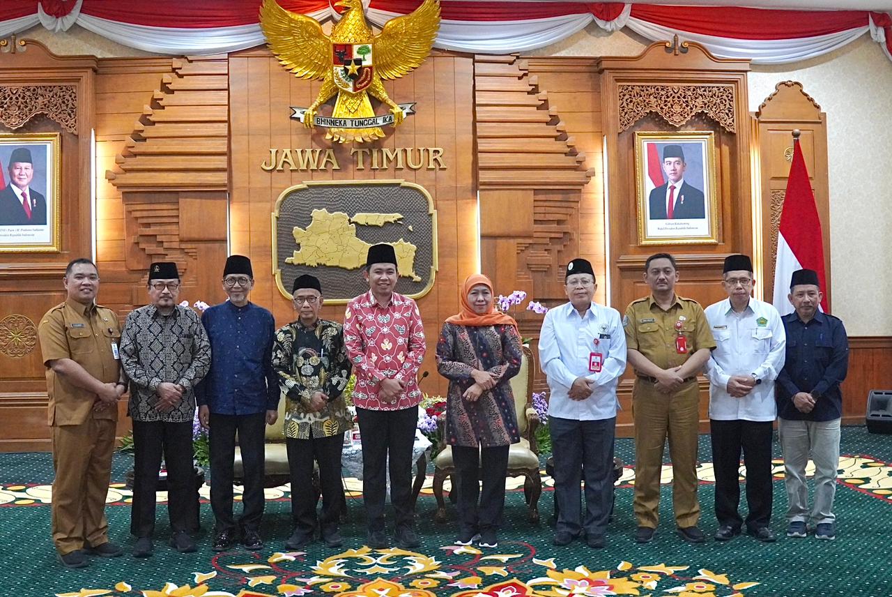 Bupati Jember Gus Fawait temui Gubernur Khofifah di Gedung Negara Grahadi, Selasa (26/8/2025). (Foto: Gus Fawait for Lingkaran.net)