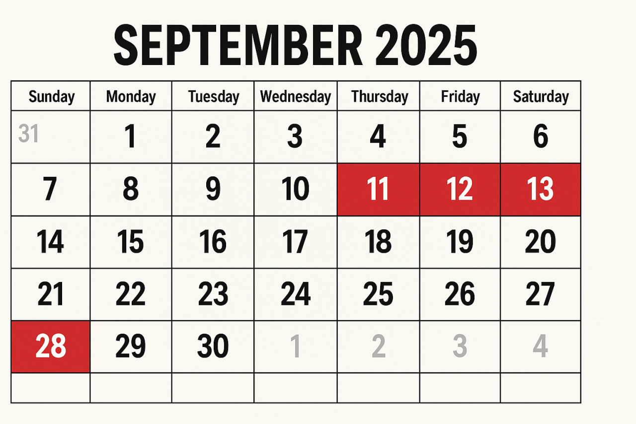 ilustrasi kalender September 2025 (Foto: chatgpt)