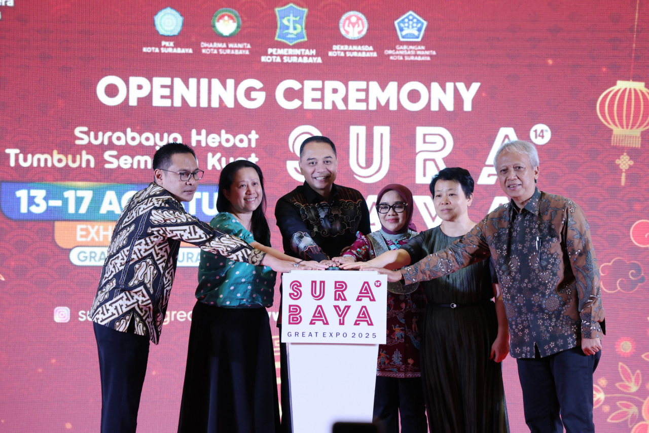 Opening ceremony SGE 2025 oleh Wali Kota Surabaya, Eri Cahyadi (Foto: Pemkot Surabaya)