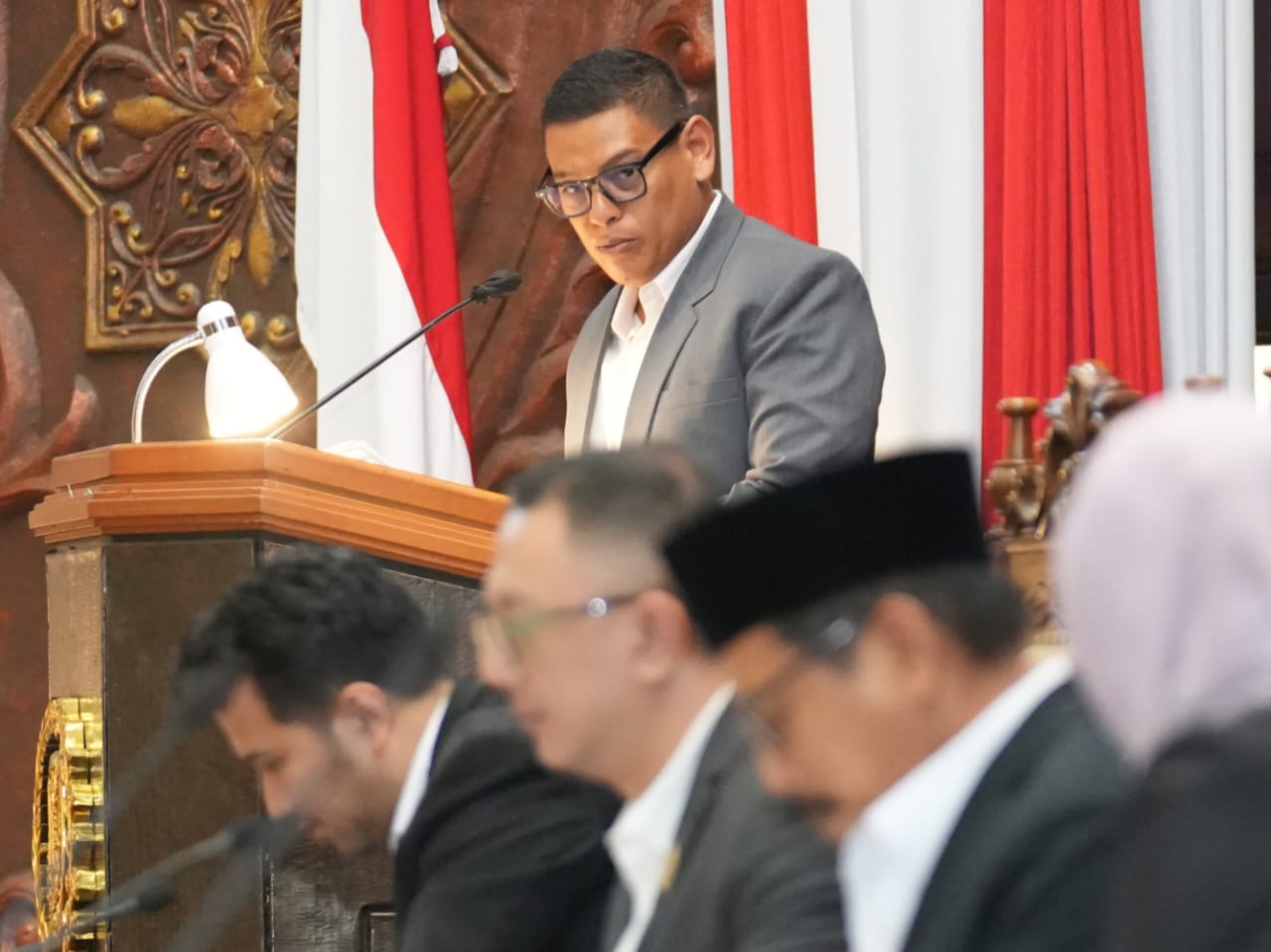 Abdullah Abu Bakar, Juru Bicara Banggar DPRD Jawa Timur. (Foto: Humas DPRD Jawa Timur)