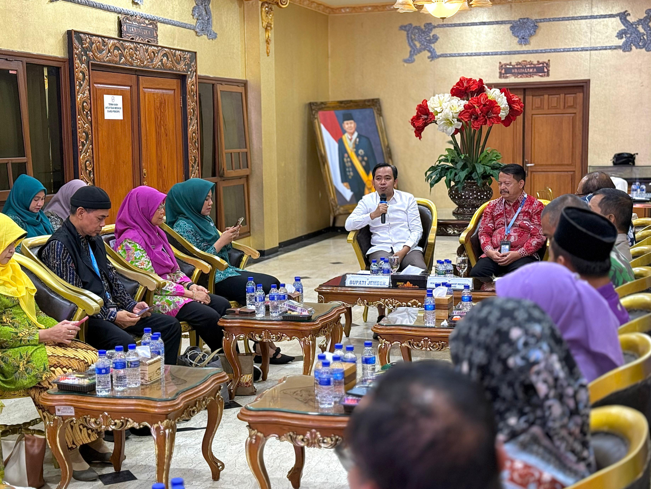 Gus Fawait saat kegiatan Audiensi Akselerasi Imunisasi Rutin dan Imunisasi Kejar UNICEF di Jember, Selasa (2/9/2025). 