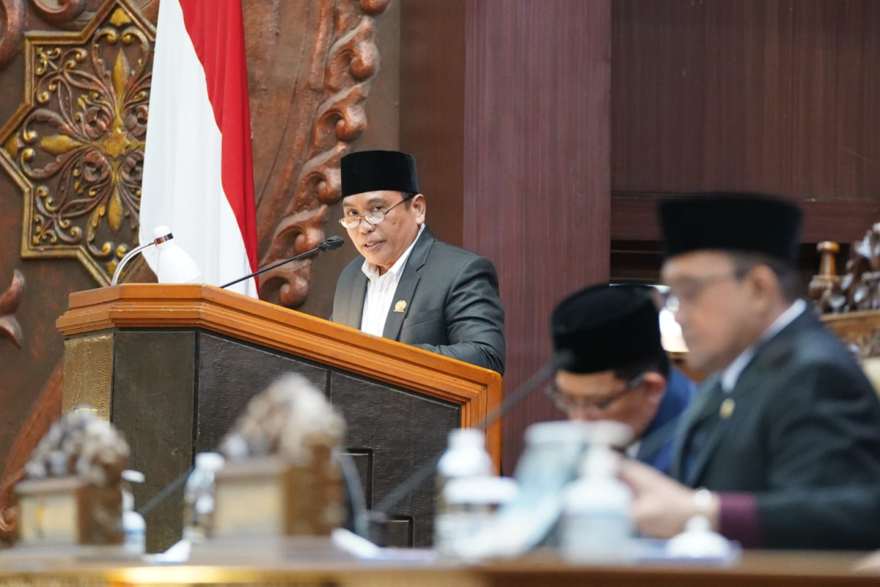 Yoyok Mulyadi, juru bicara Fraksi PKB DPRD Jawa Timur. (Foto Humas DPRD Jawa Timur)