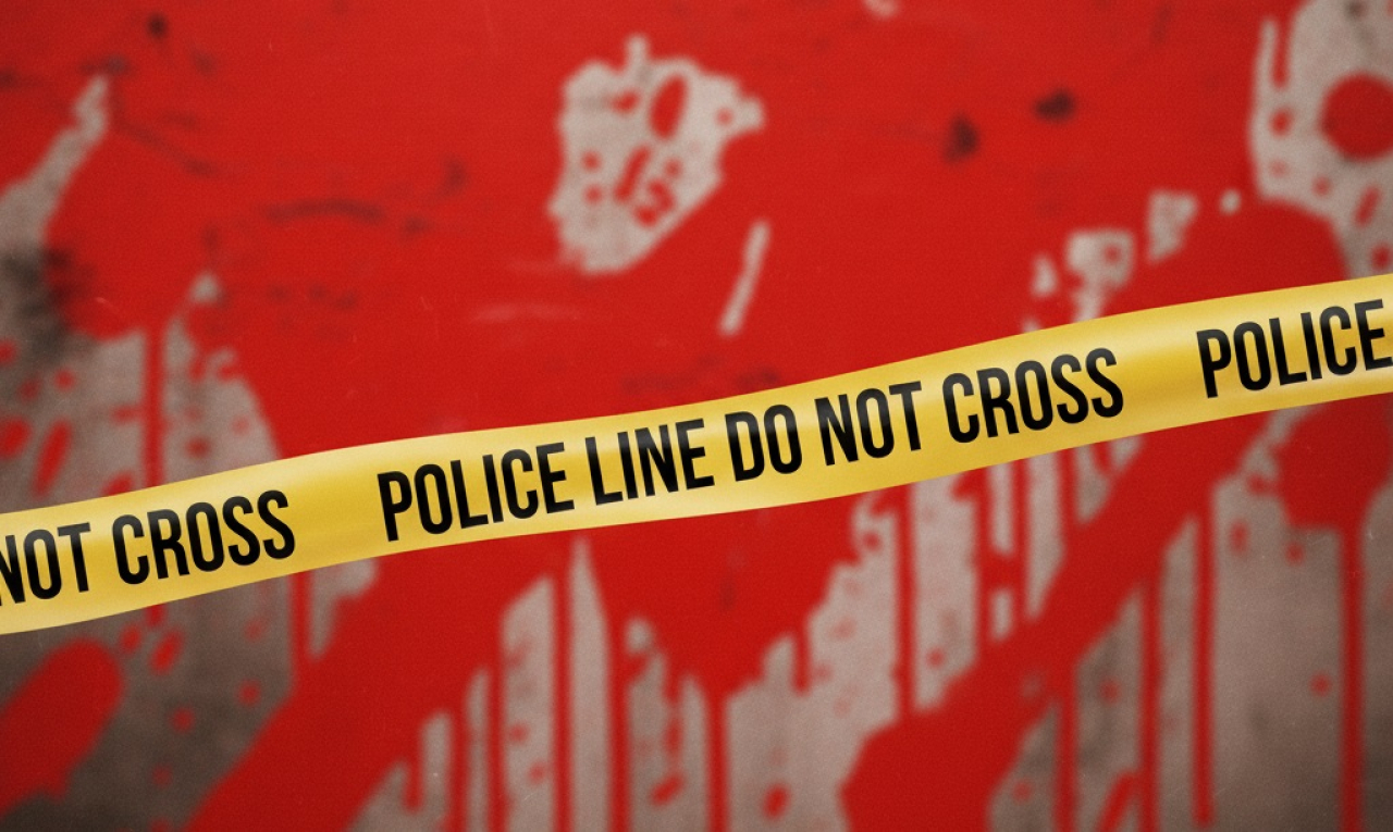 Ilustrasi garis polisi. (Foto: Gemini Google)