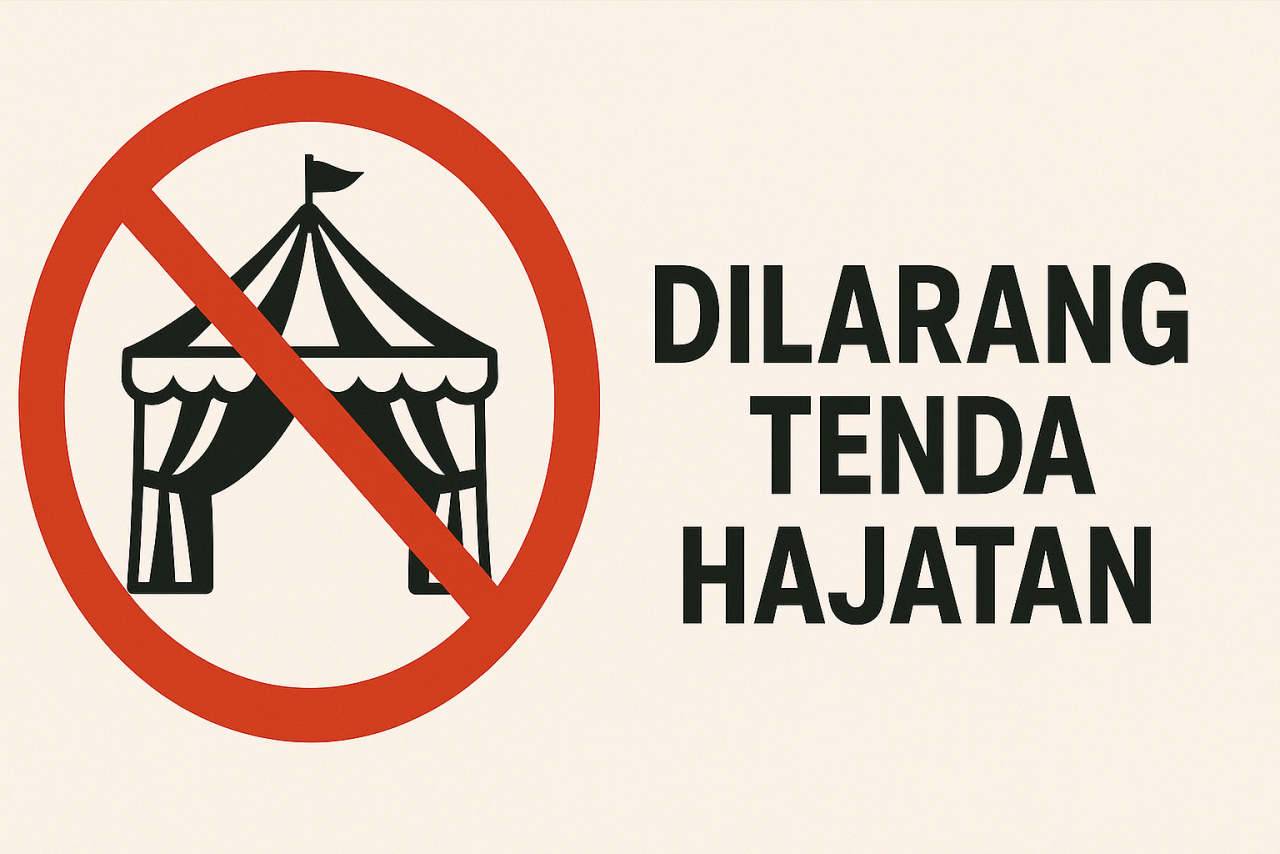 larangan tenda hajatan