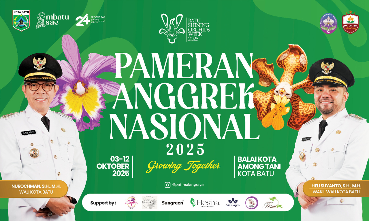 Batu Shining Orchids Week Dibuka Besok, Pecinta Anggrek Jangan Ketinggalan