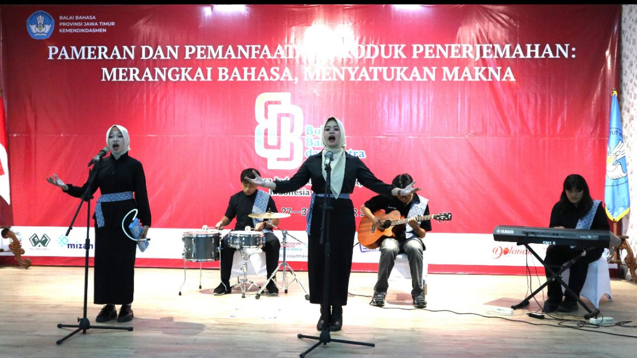 Semarak perayaam Bulan Bahasa di Kantor BBP Jatim Jalan Gebang Putih 10 Surabaya. (Foto: Ist)