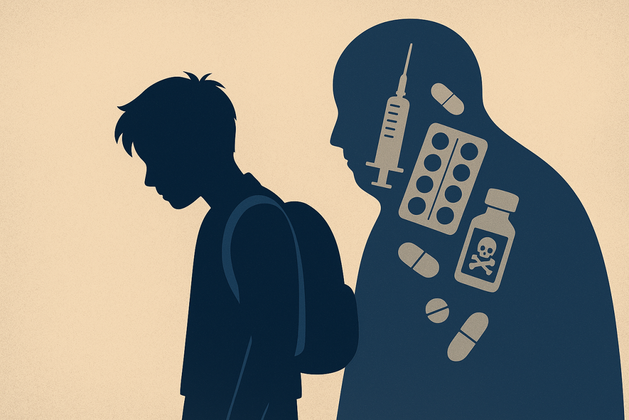 Ilustrasi pelajar di Surabaya positif narkoba. (ChatGPT)