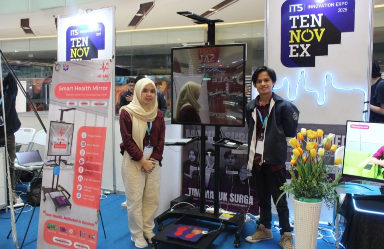 Cermin pintar ini dikembangkan oleh tim mahasiswa angkatan 2022 yang menamai diri Masuk Surga.