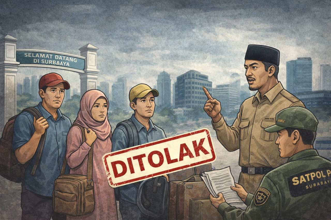 Ilustrasi urbanisasi