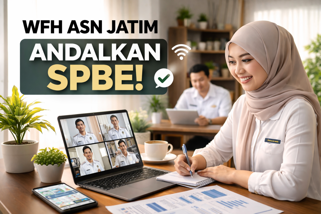 Pemprov Jatim andalkan SPBE dalam penerapan WFH ASN. (Foto Ilustrasi)