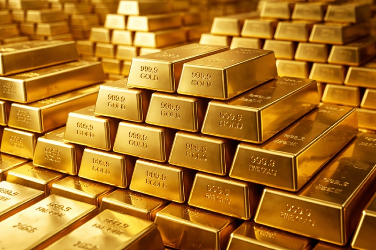 Harga emas di Pegadaian turun hari ini. (Foto: AI)