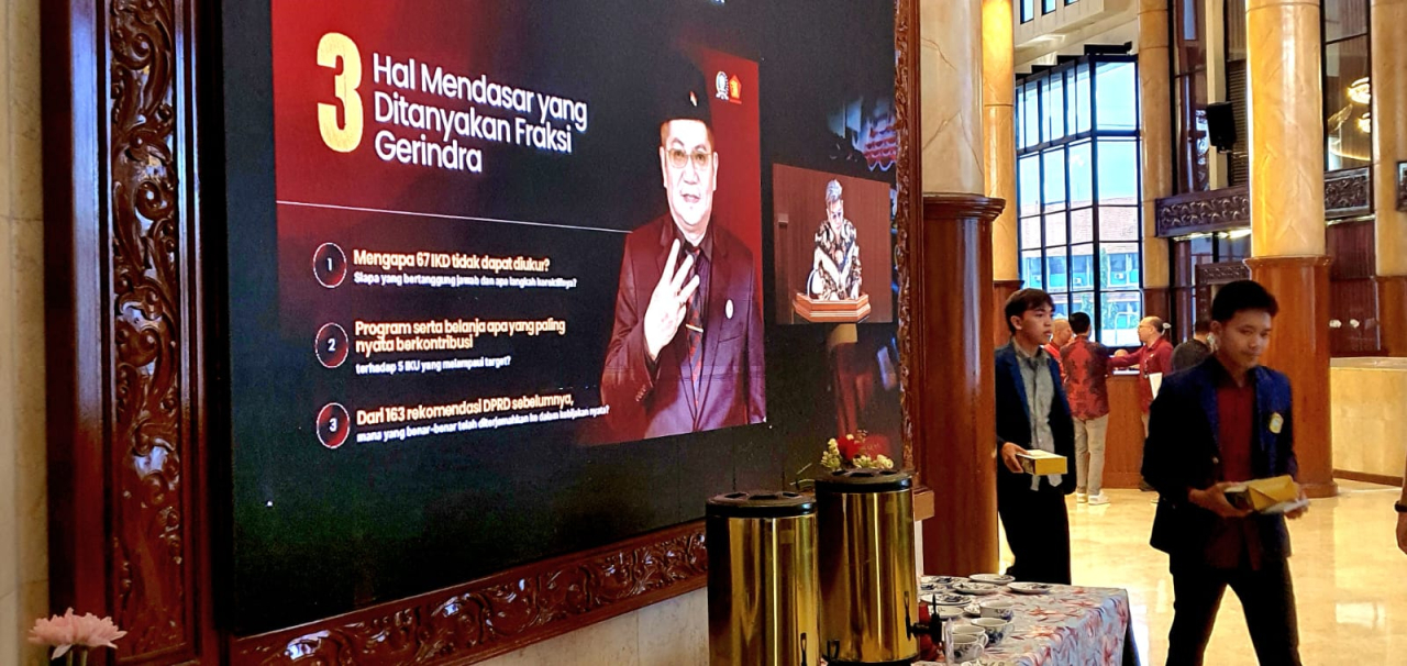 Juru bicara Fraksi Gerindra, dr. Benjamin Kristianto