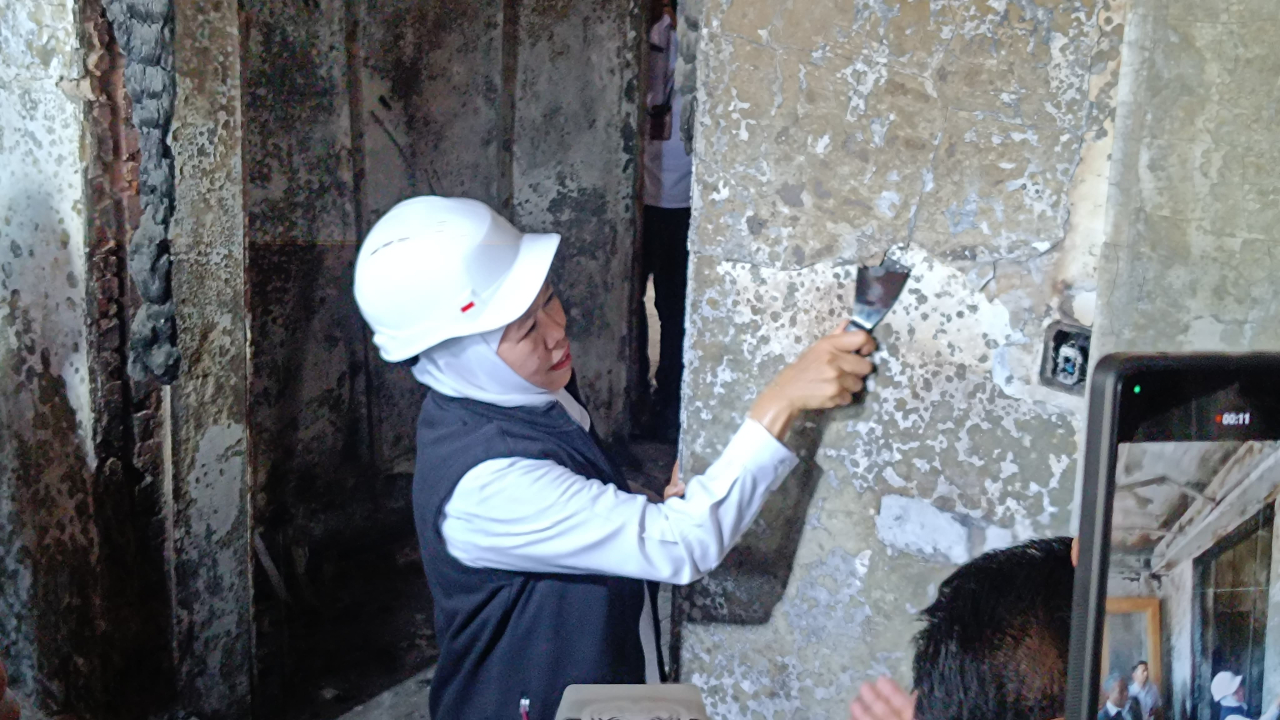 Pemugaran Grahadi Sayap Barat Telan Rp12,76 Miliar, Gunakan Kapur Khusus dari Luar Negeri